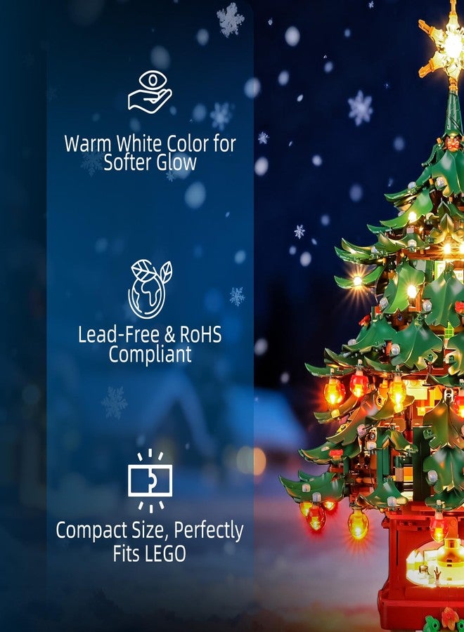 YEABRICKS LED Light for Lego-41843 Christmas Family Christmas Tree Decoration Building Blocks Model (Building Set NOT Included) - Image 3
